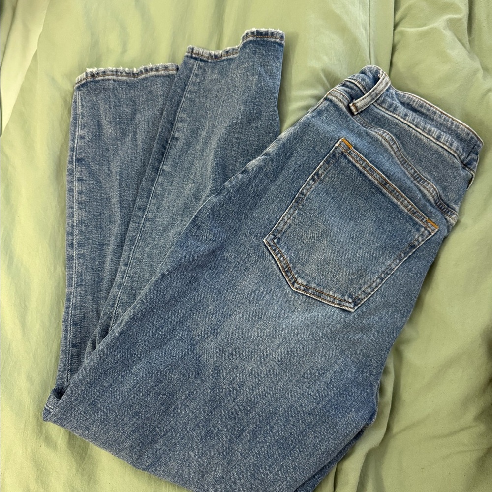 Abercrombie & Fitch Blue Straight Leg Jeans